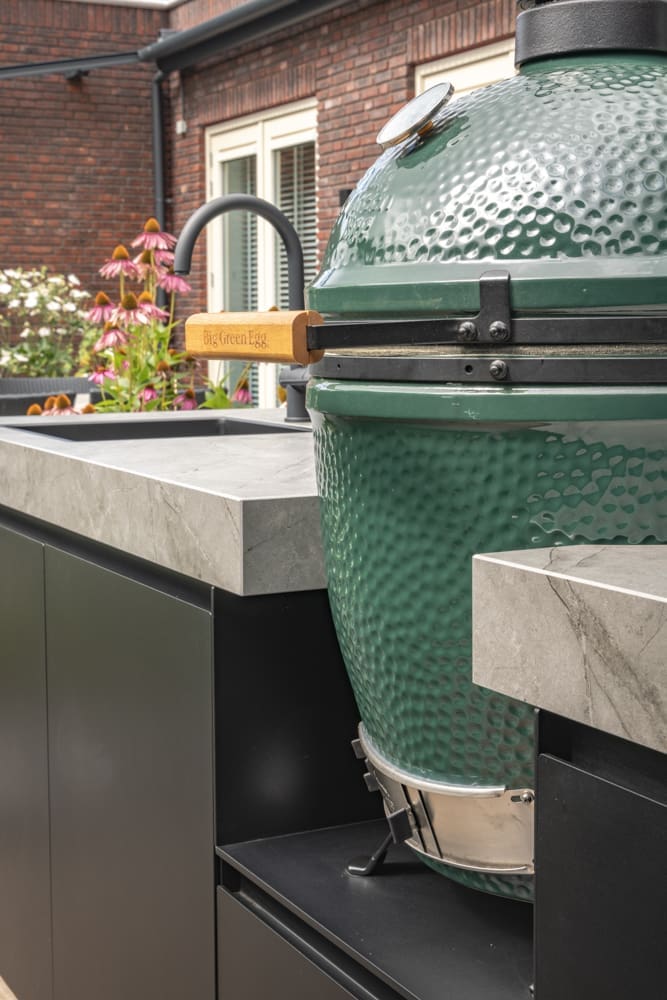buitenkeuken met de big green egg
