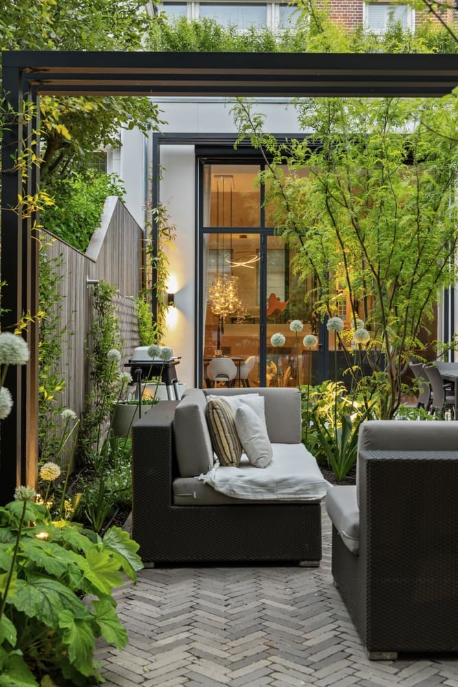 17 robuuste pergola mooi robuuste pergola boven de loungeset