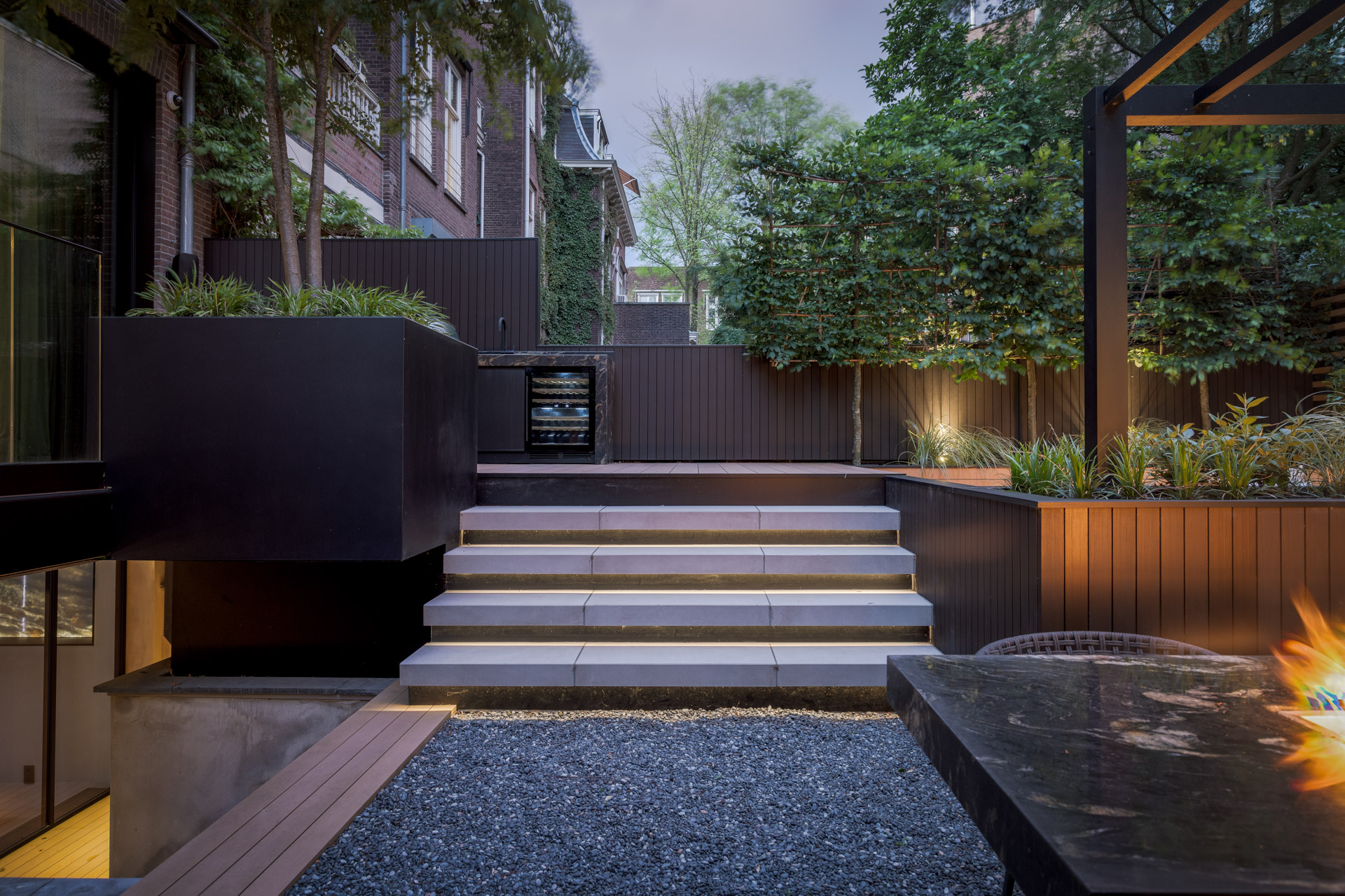 keramische traptreden met led strip