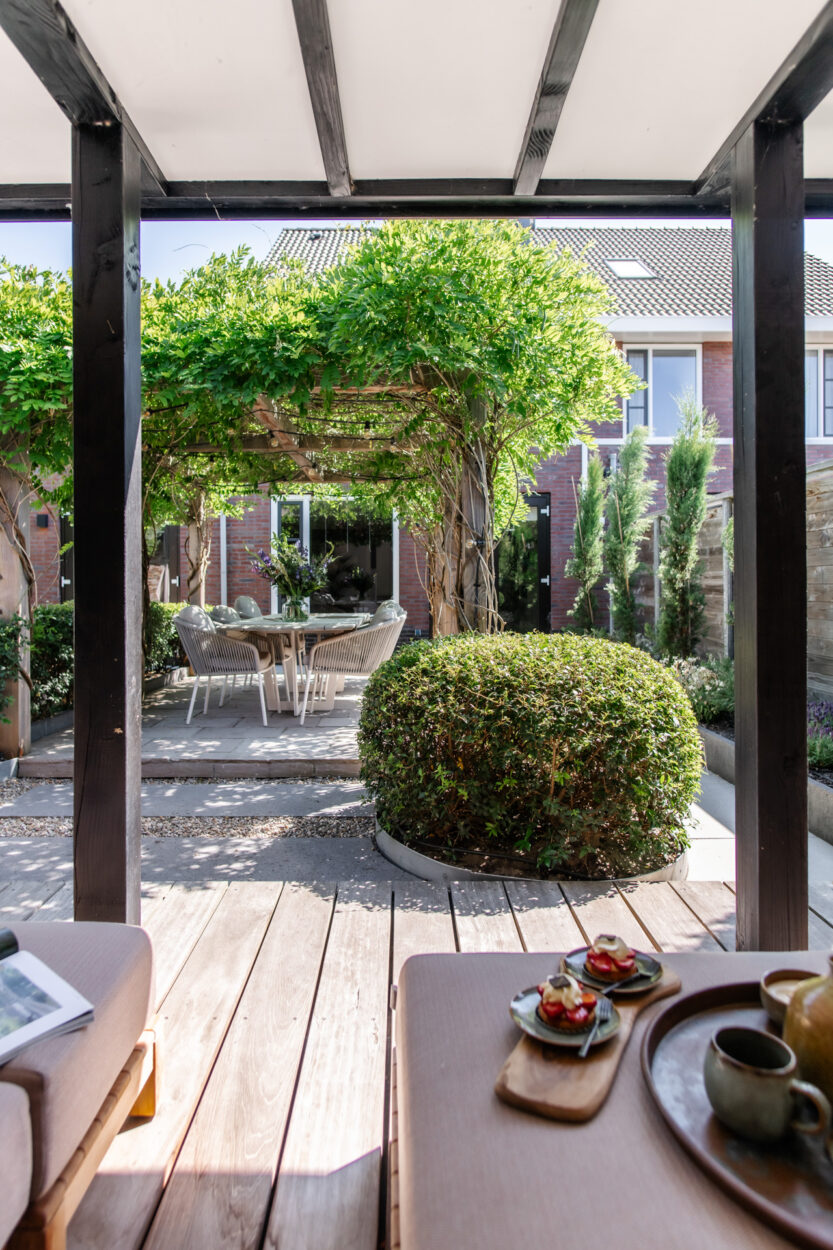 25 wolken in de tuin