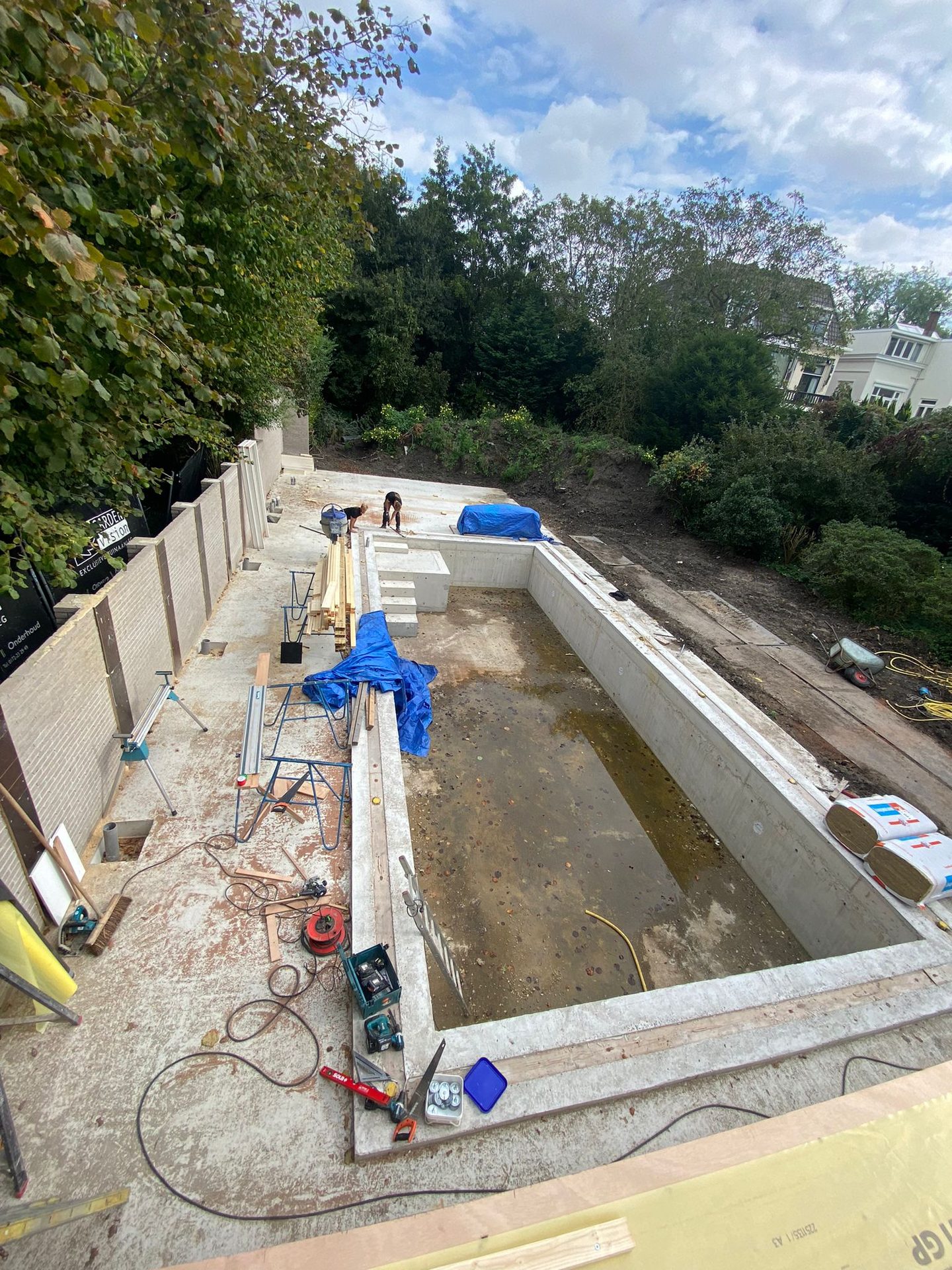 Betonconstructie zwembad | Aanleg Rotterdams badhuis