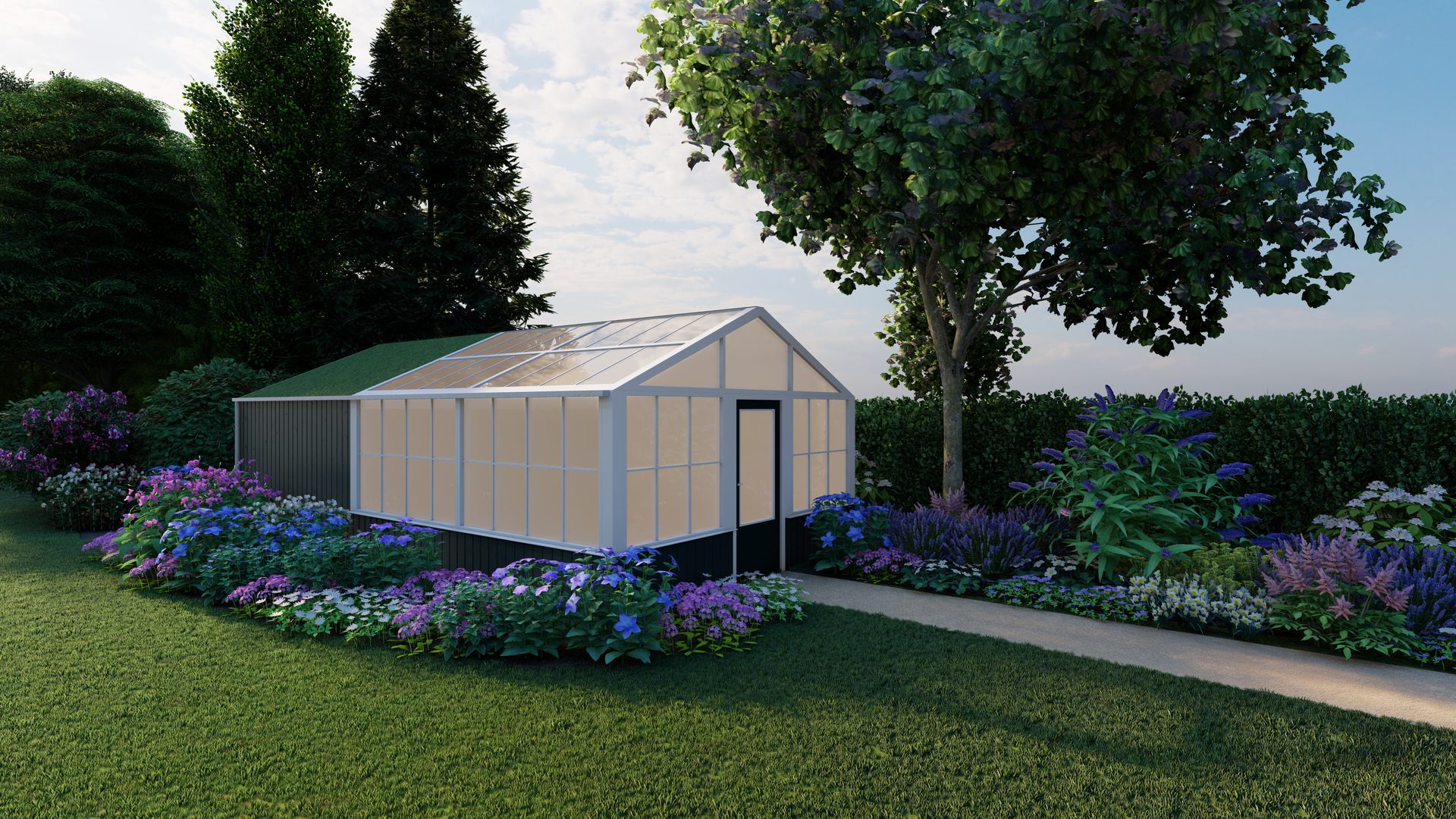 3D ontwerp 08 | Rotterdams badhuis, wellnesstuin in Rotterdam