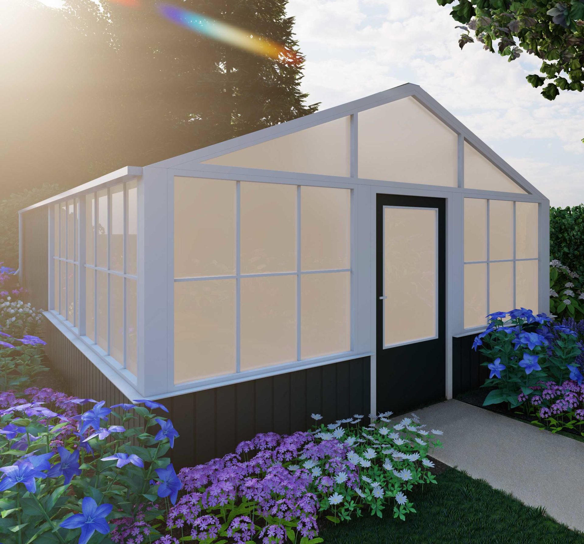 3D ontwerp 09 | Rotterdams badhuis, wellnesstuin in Rotterdam