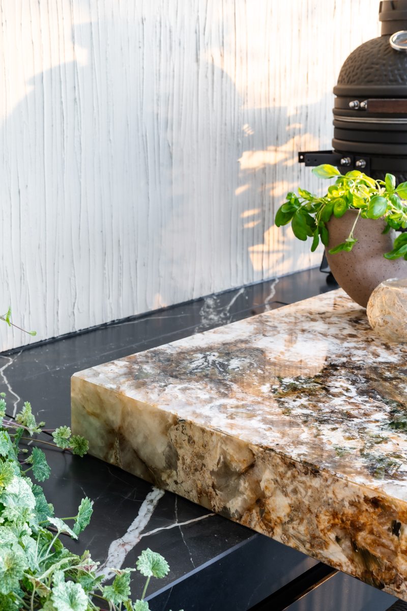 Natuursteen barblad | Refined Lumina Outdoor Kitchen