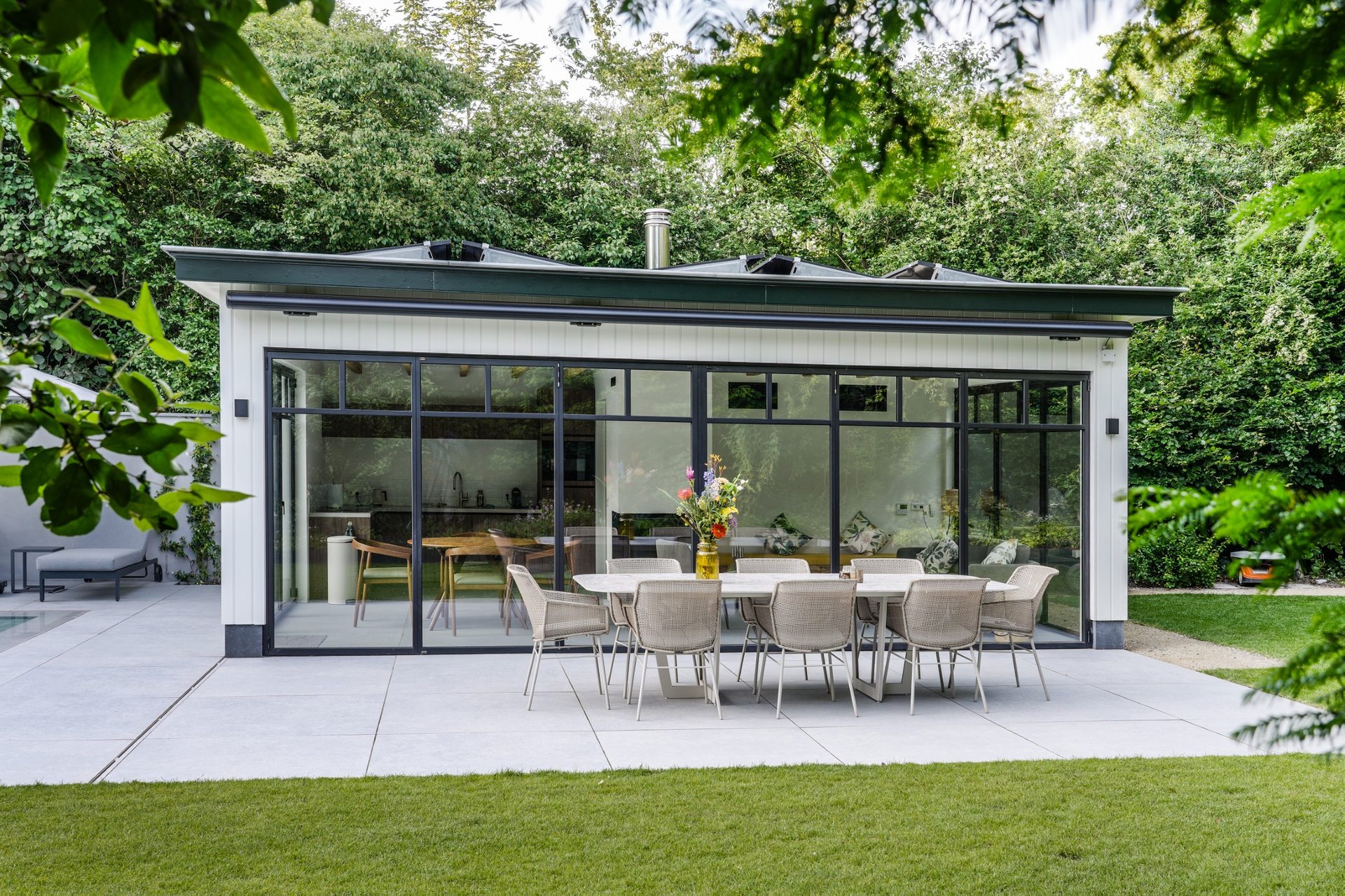 Overkapping dicht | Rotterdams badhuis, wellnesstuin in Rotterdam
